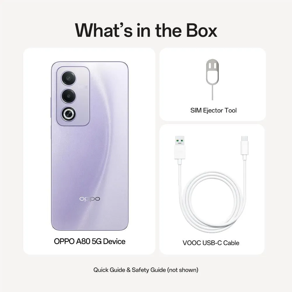 OPPO A80 5G 256GB (Moonlight Purple)
