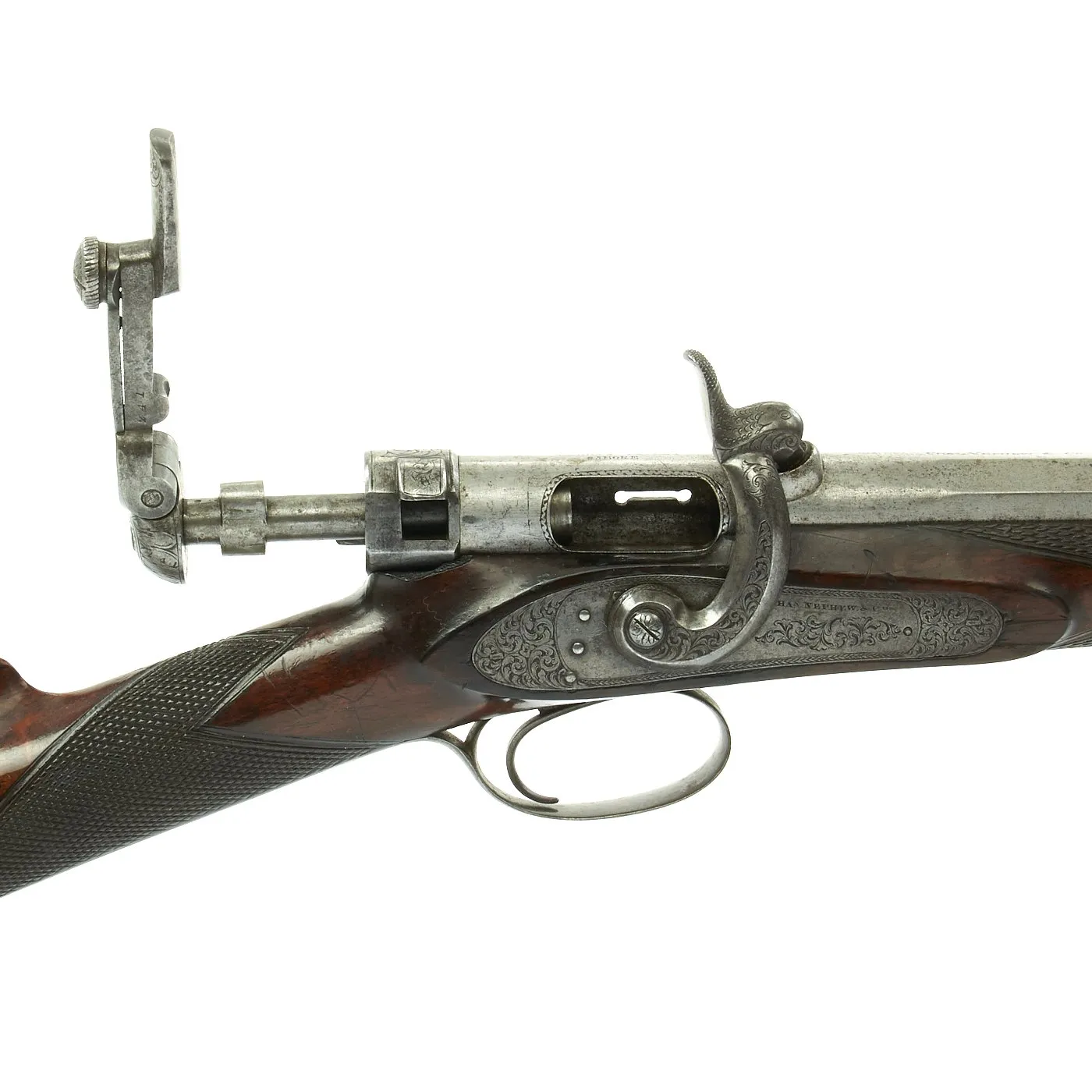 Original British Terry's Patent Sporting Rifle made by Charles Nephew & Co. for Nepalese Royalty