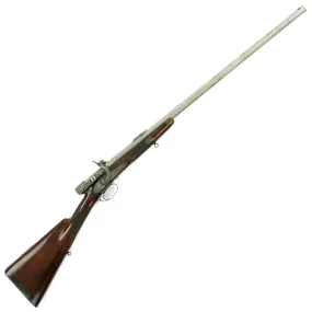 Original British Terry's Patent Sporting Rifle made by Charles Nephew & Co. for Nepalese Royalty
