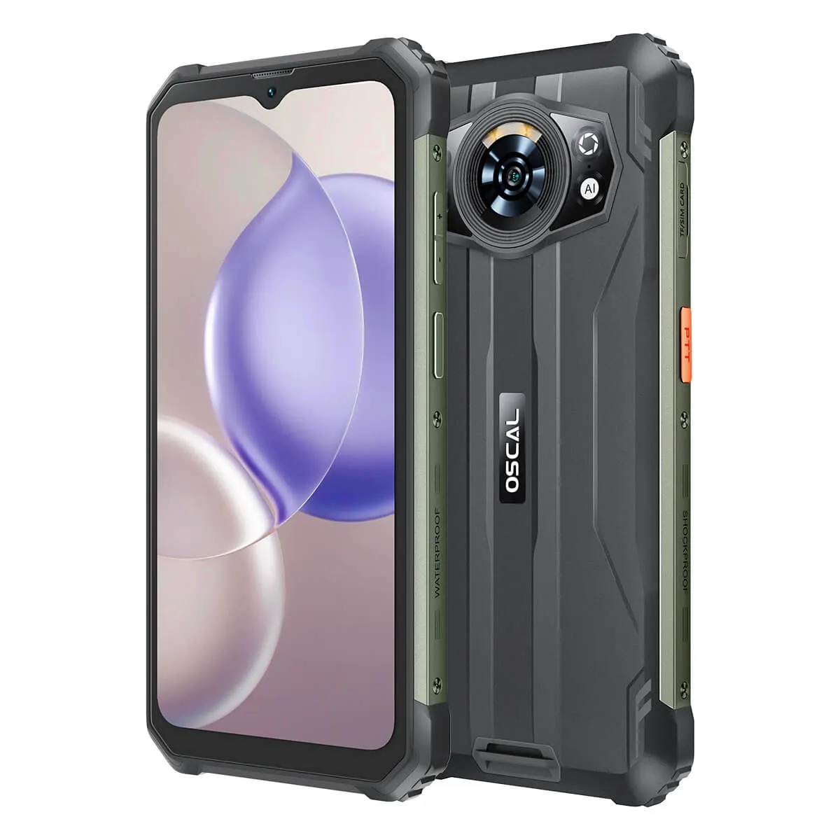 Oscal S80 6.583-Inch 6 128GB 13000mAh Massive Battery 4G Ruggedized Smartphone