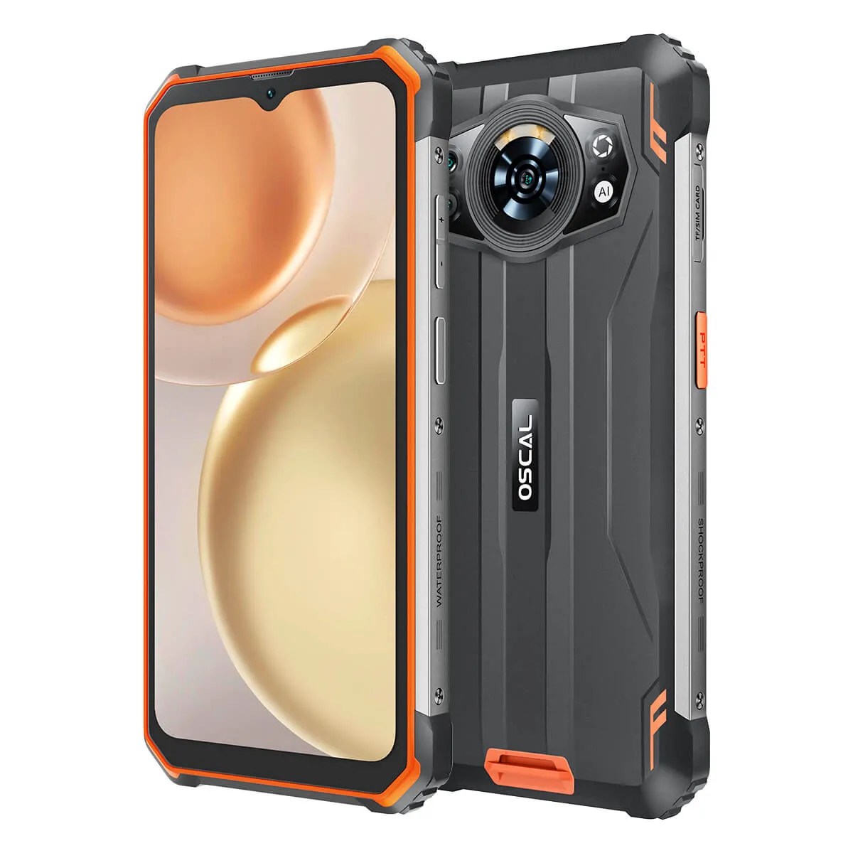 Oscal S80 6.583-Inch 6 128GB 13000mAh Massive Battery 4G Ruggedized Smartphone