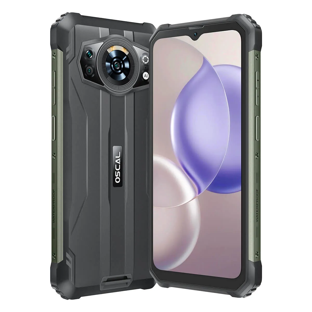Oscal S80 6.583-Inch 6 128GB 13000mAh Massive Battery 4G Ruggedized Smartphone