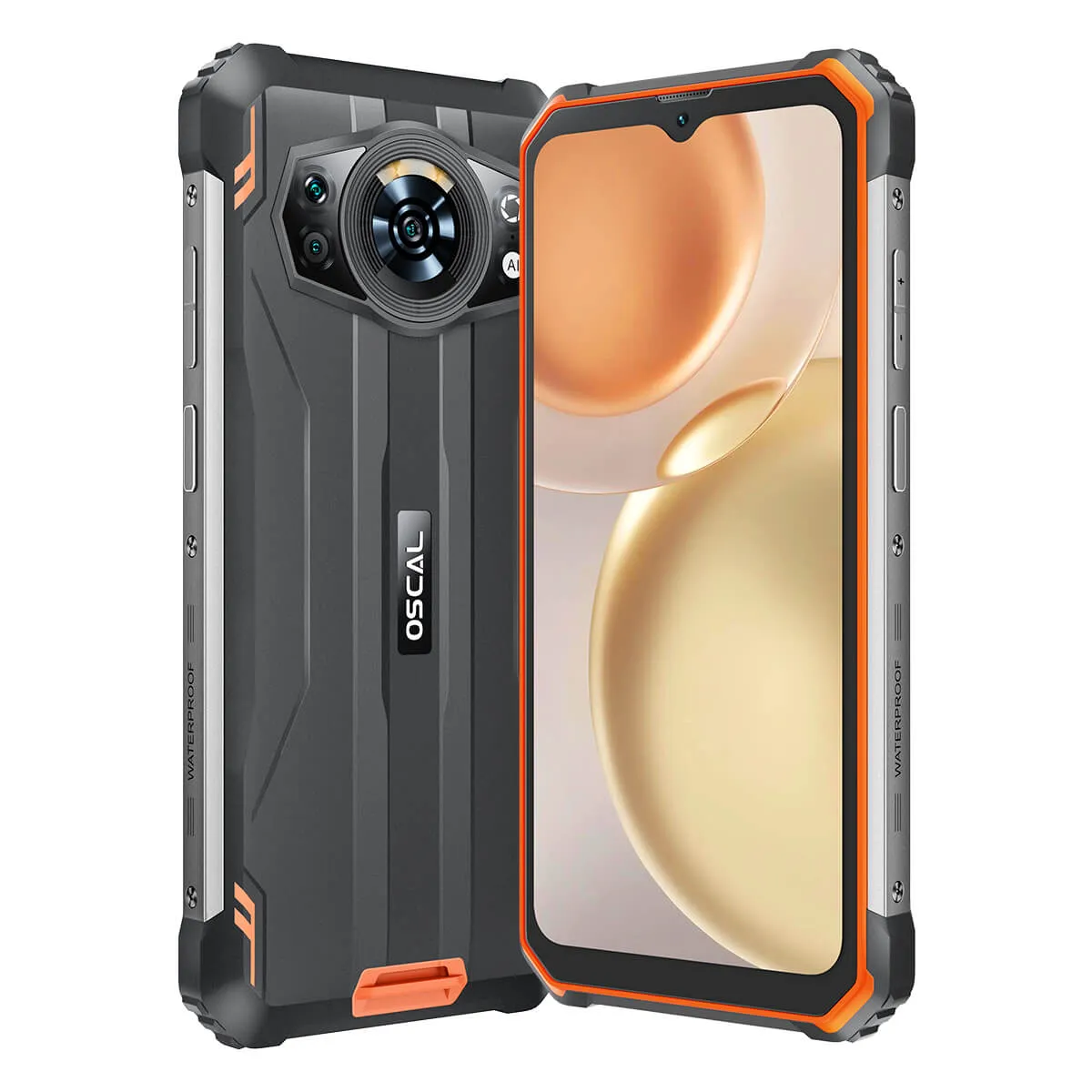 Oscal S80 6.583-Inch 6 128GB 13000mAh Massive Battery 4G Ruggedized Smartphone