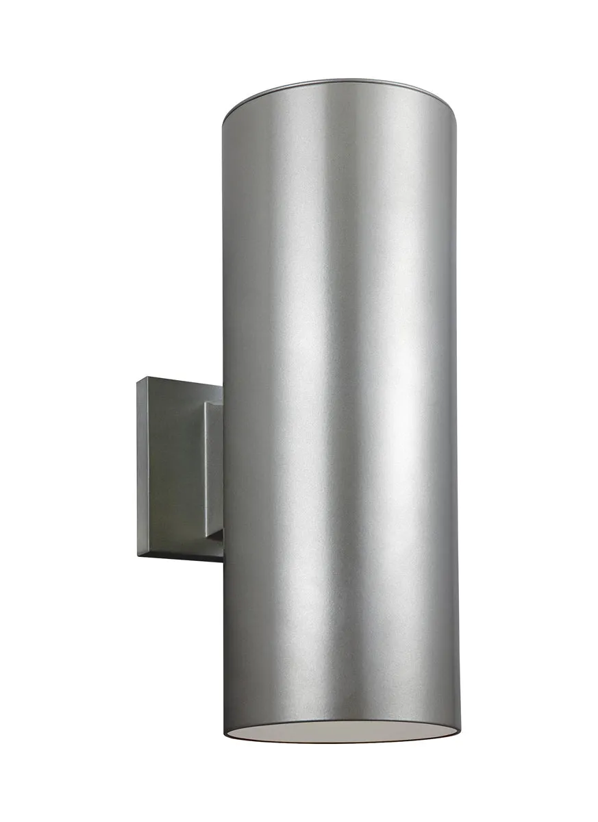Outdoor Cylinders Small LED Wall Lantern