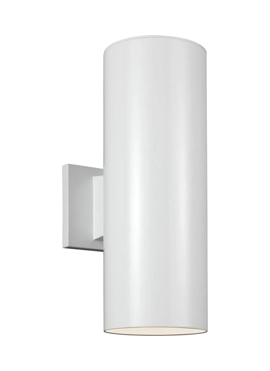Outdoor Cylinders Small LED Wall Lantern