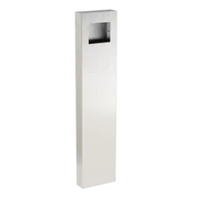 PEDESTAL 124CAB-DOOR-01-304 54" Stainless Pedestal - DoorBird D1101KH Flush