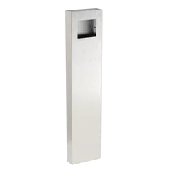 PEDESTAL 124CAB-DOOR-01-304 54" Stainless Pedestal - DoorBird D1101KH Flush