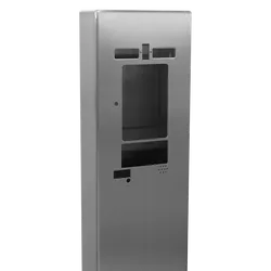 PEDESTAL MX-SS-7F 54" Stainless Pedestal - ButterflyMX 7" Recessed Video Intercom