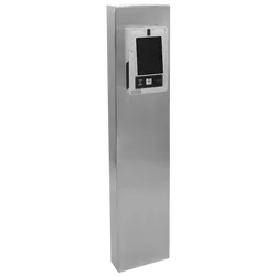 PEDESTAL MX-SS-7S 54" Stainless Pedestal - ButterflyMX 7" Surface Video Intercom