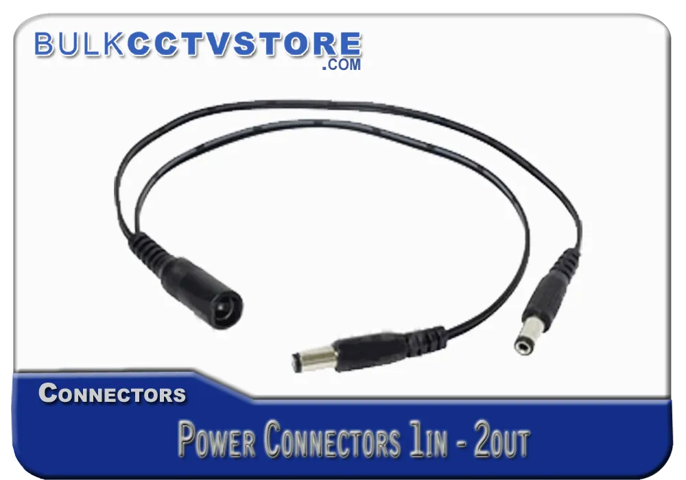 Power Connector 2.1mm - 1in - 2out