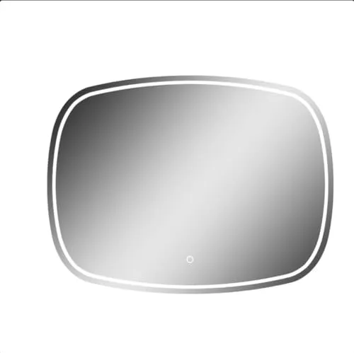 Quality Glass Rectangular LED Mirror for Bathroom - 18 x 24 Inch with Back Light, Touch Sensor, and 3 Light Effects LED 71