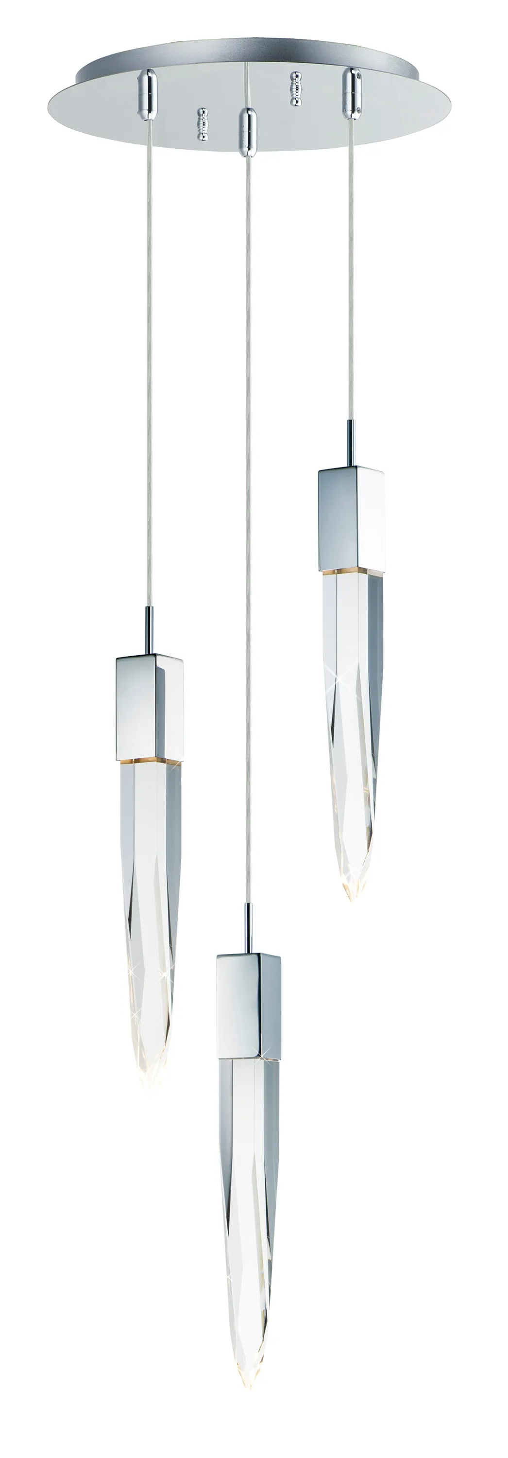Quartz 3-Light LED Pendant