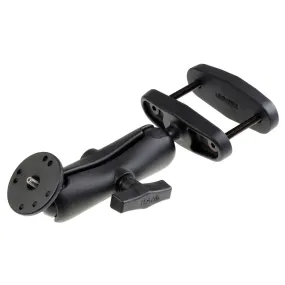 RAM® Double Ball Mount with 3" Square Post Clamp Base and 1/4"-20 Stud