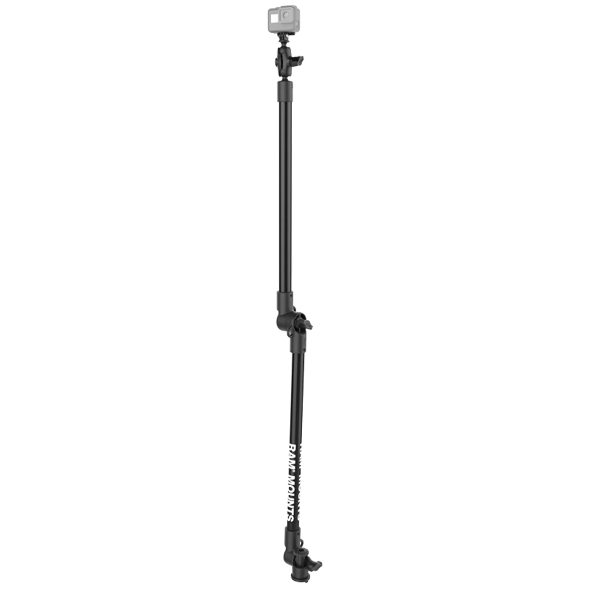 RAM® Tough-Pole™ Camera Mount with Double Pipe & RAM® Track-Node™ Base