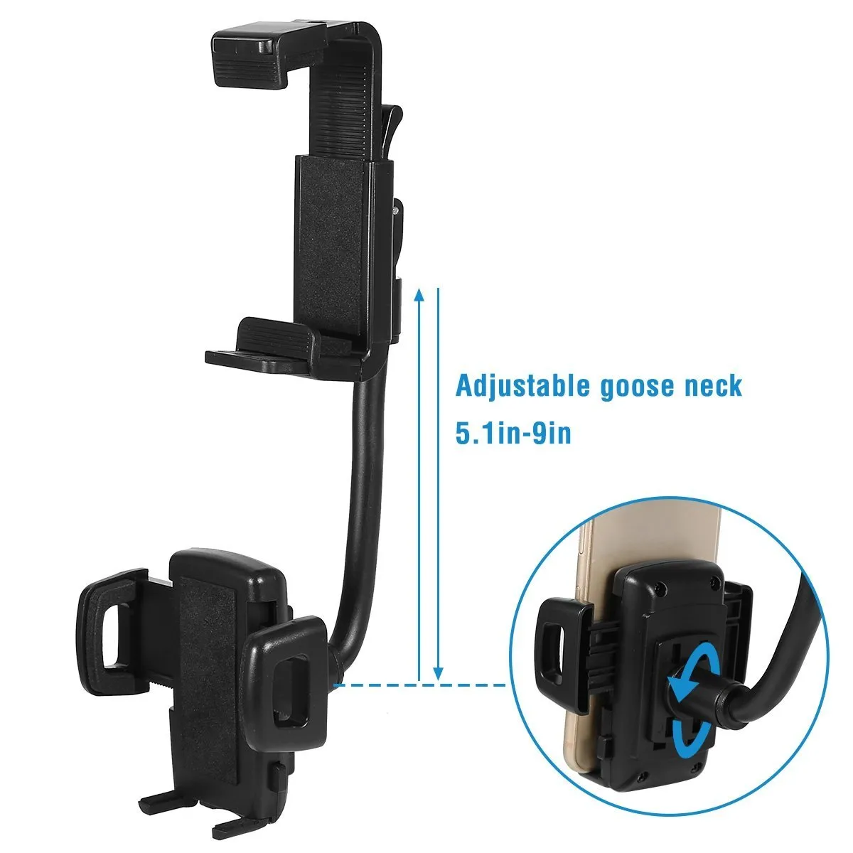 Rear View Mirror Car Mount Holder