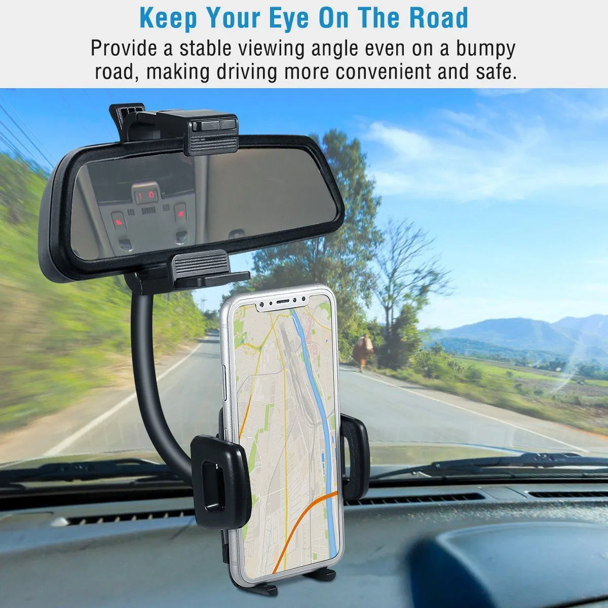 Rear View Mirror Car Mount Holder