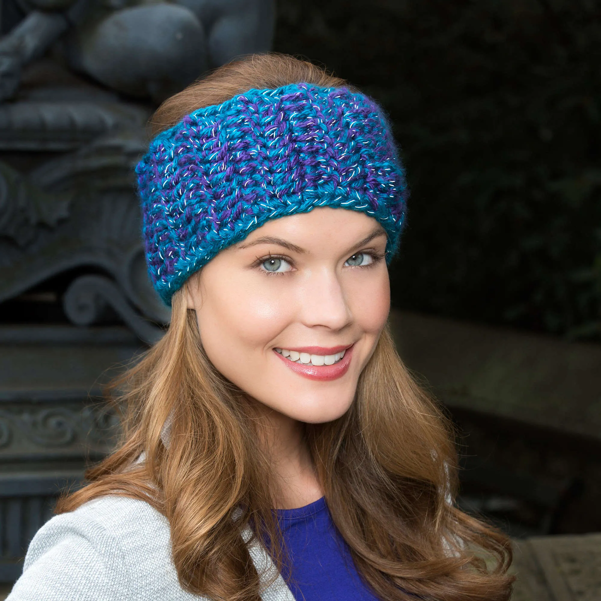 Red Heart Crochet Blissful Ear Warmer