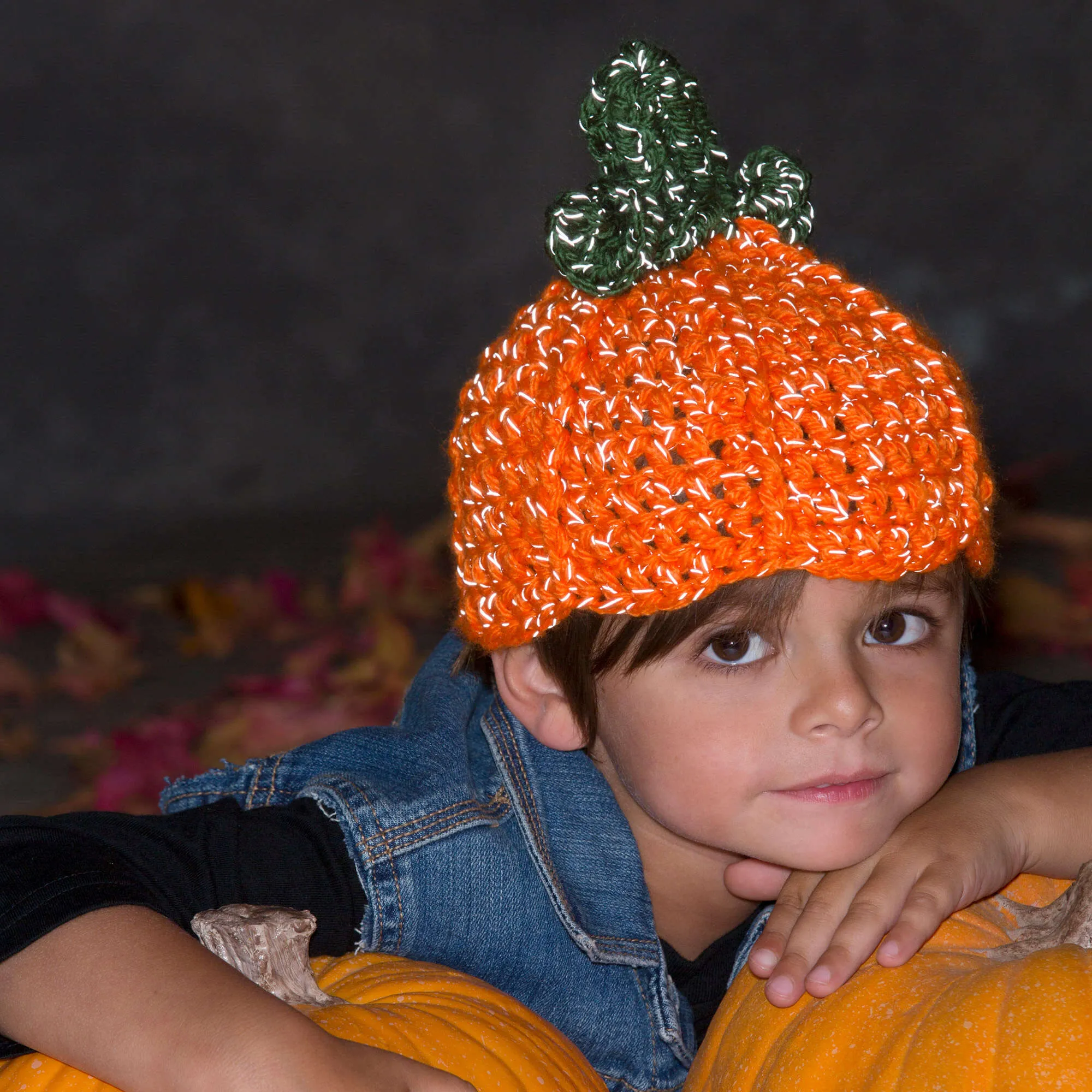 Red Heart Crochet Lil' Pumpkin Hat