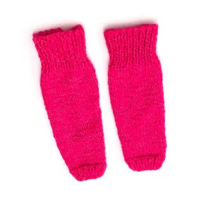 Red Heart Knit Kid's Legwarmers with Flash