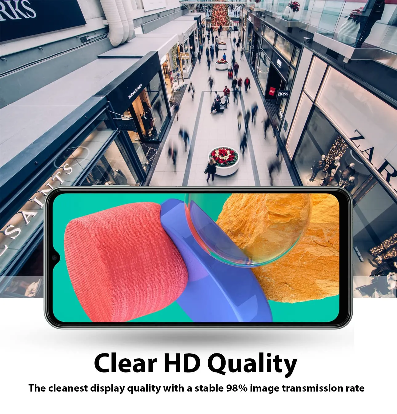 Samsung Galaxy M33 5G Screen Protector | Tempered Glass | 2 Pack - Black