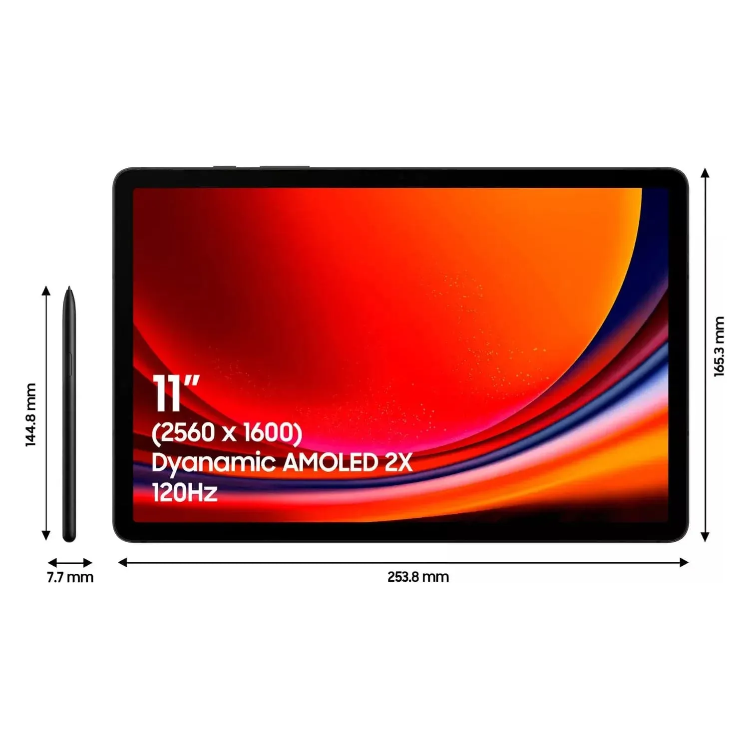 Samsung Galaxy Tab S9 11in 128GB Wi-Fi AI Tablet - Graphite