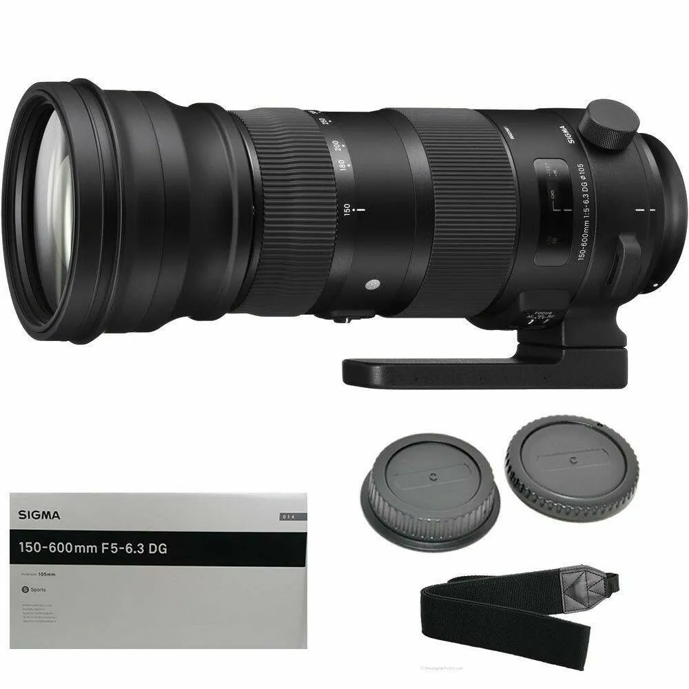 Sigma 150-600mm f/5-6.3 DG OS HSM Sports Lens for Canon EF