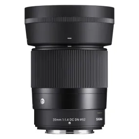 SIGMA 30MM F/1.4 DC DN CONTEMPORARY LENS FOR FUJIFILM X-MOUNT