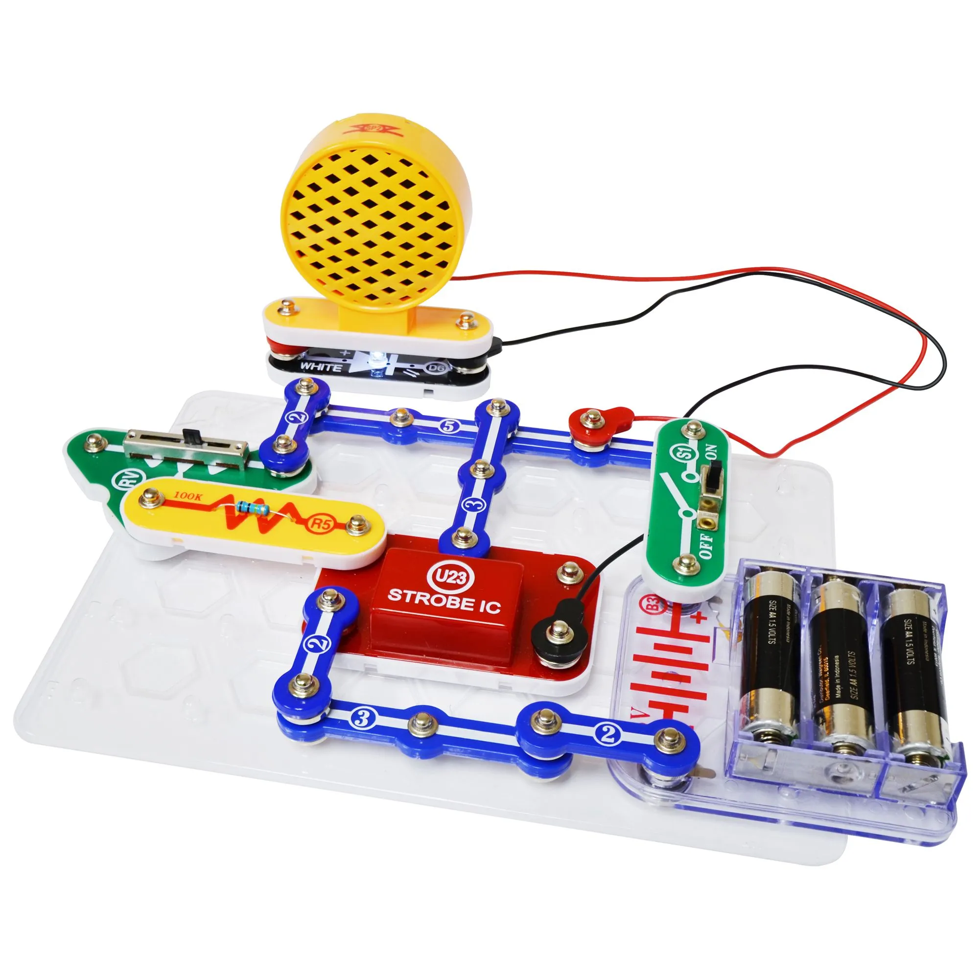 Snap Circuits - Strobe Light & Sound