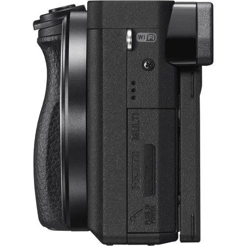 Sony Alpha a6300 Mirrorless Digital Camera with 16-50mm f/3.5-5.6 OSS Zoom Lens W/ Additional Accessories
