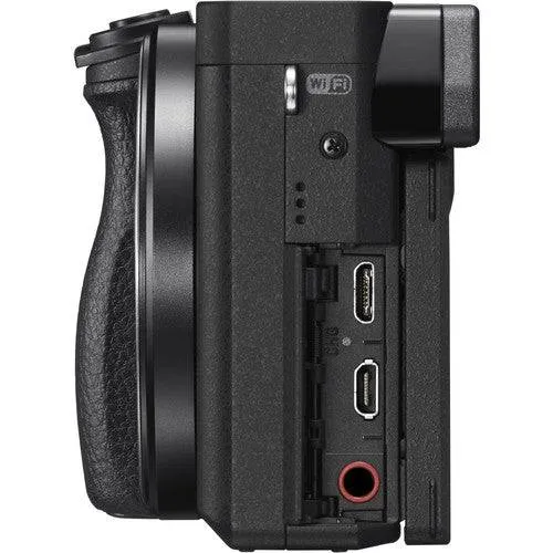 Sony Alpha a6300 Mirrorless Digital Camera with 16-50mm f/3.5-5.6 OSS Zoom Lens W/ Additional Accessories