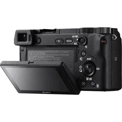 Sony Alpha a6300 Mirrorless Digital Camera with 16-50mm f/3.5-5.6 OSS Zoom Lens W/ Additional Accessories