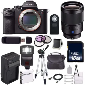 Sony Alpha a7R II Mirrorless Digital Camera (International Model)   Sony Distagon T FE 35mm f/1.4 ZA Lens   72mm 3 Piece Bundle