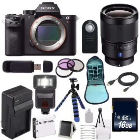 Sony Alpha a7R II Mirrorless Digital Camera (International Model)   Sony Distagon T FE 35mm f/1.4 ZA Lens   72mm 3 Piece Innovative Bundle