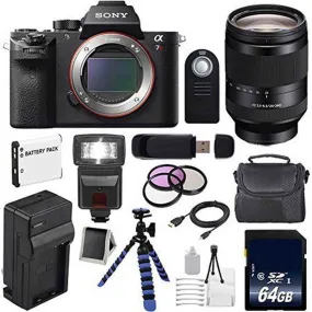 Sony Alpha a7R II Mirrorless Digital Camera (International Model)   Sony FE 24-240mm f/3.5-6.3 OSS Lens   72mm 3 Piece Ultimate Bundle
