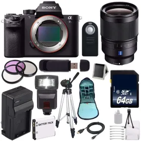 Sony Alpha a7S II a7S Mark II a7SII ILCE7SM2/B Mirrorless Digital Camera (International Model)   Sony Distagon T FE 35mm Lens Outdoor Bundle
