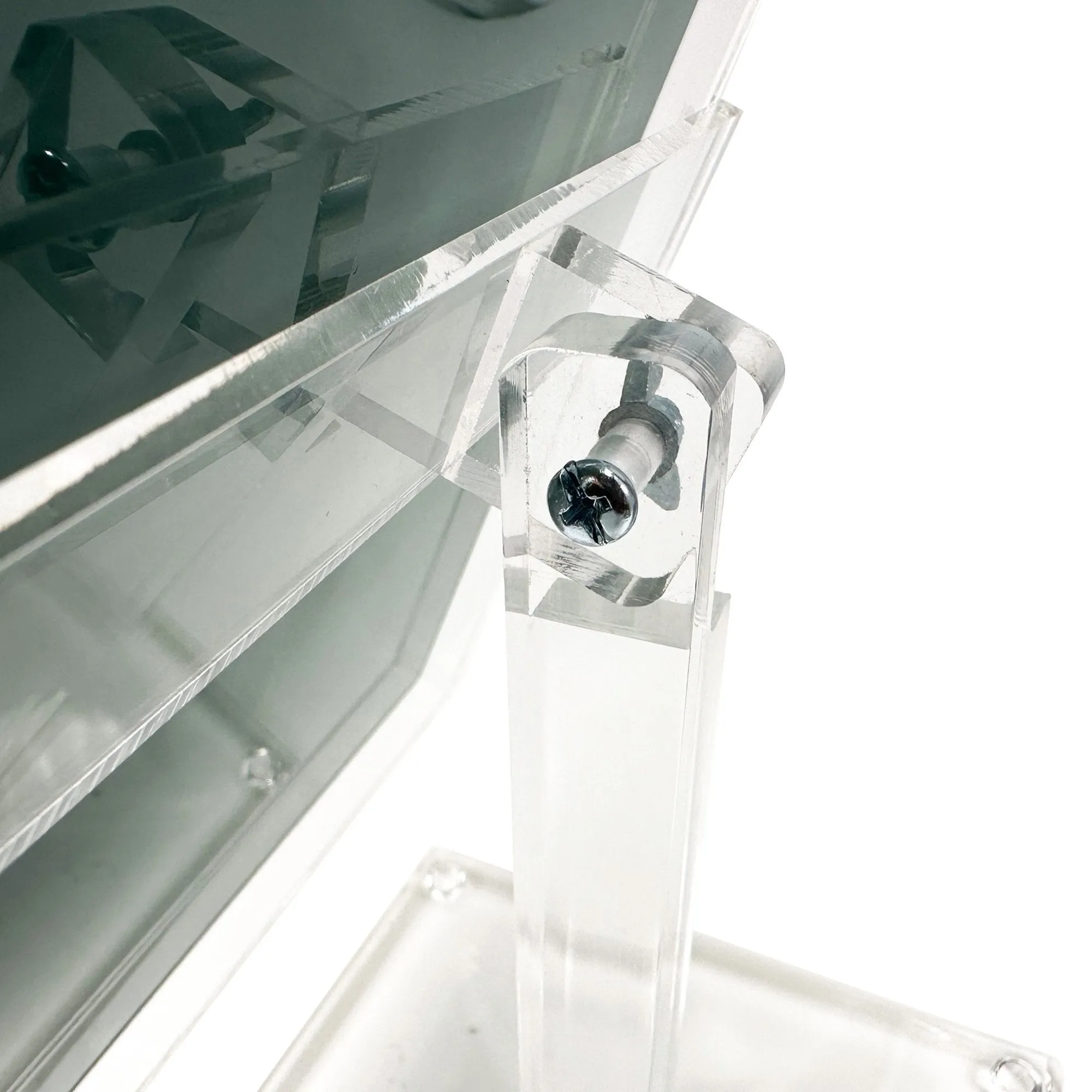 Springline Arch Mirror – 14.5” High – Crystal Clear Acrylic Frame
