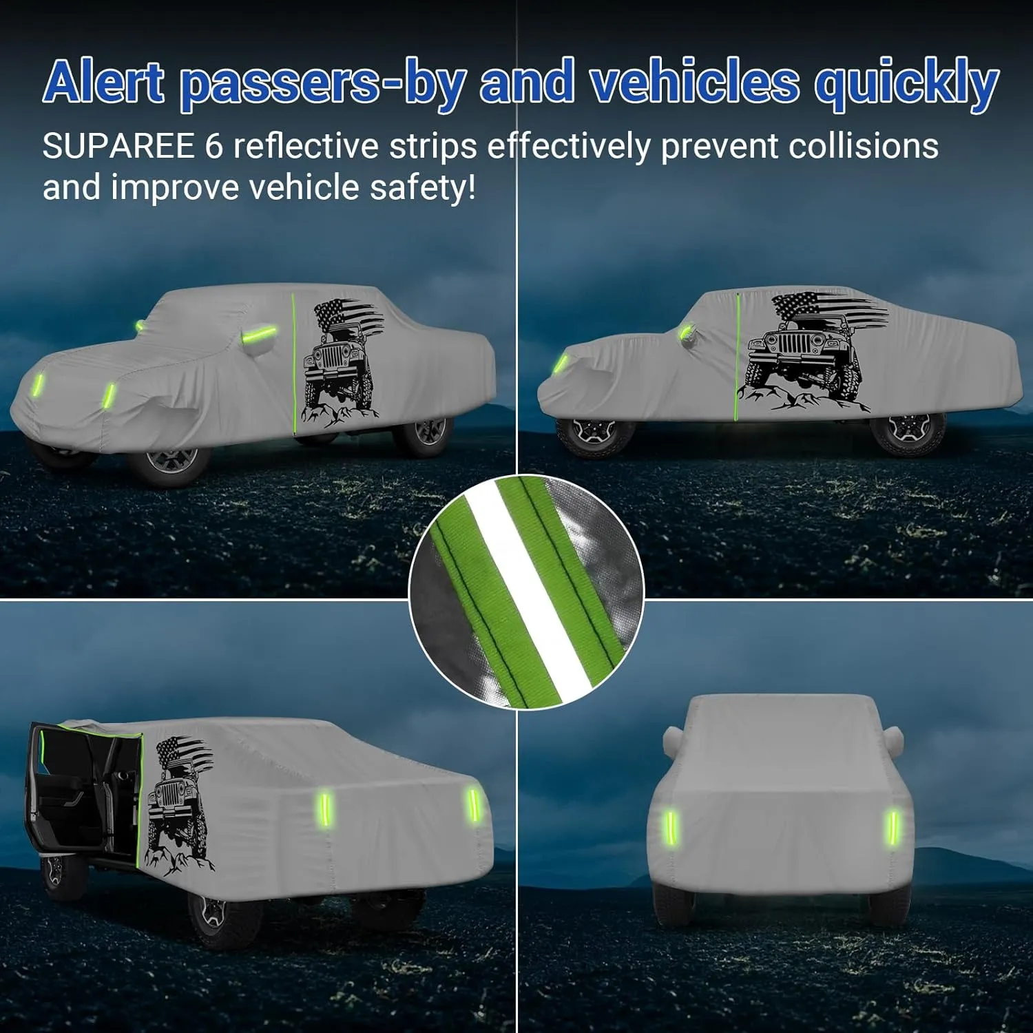 Suparee Jeep Gladiator Full Cover Waterproof for 2020-Later JT 4 Door