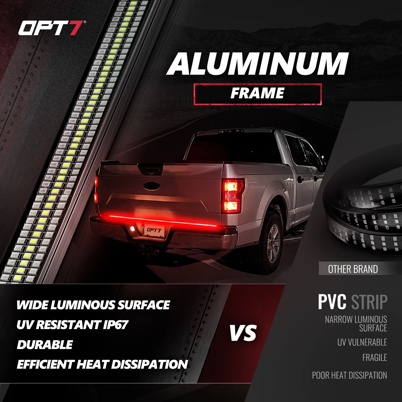 Triple Tailgate Bundle: Triple Tailgate   Quantum Rock Light  LED Grille Lighting w-Bluetooth