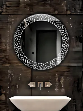 Unique LED Round Mirror