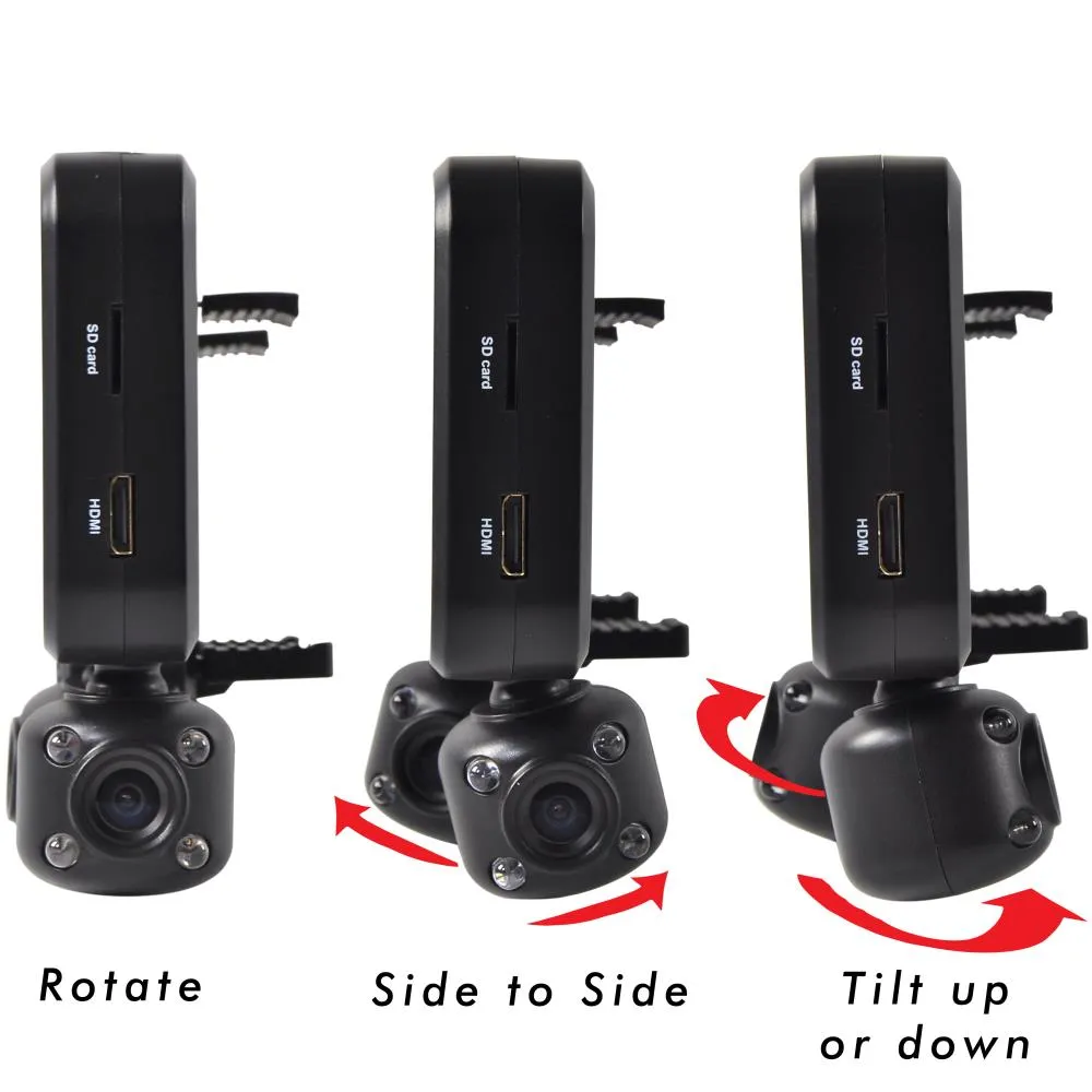 Upgraded Pyle Dual Dash Cam Car Dvr, Hd 1080P, 3.5" Lcd Display, Loop Recording, Night Vision Led, 120 Degree Wide-Angle Lens, Front & Rear View Reverse Parking, Night Vision, Waterproof, Adjustable (Plcmdvr52)