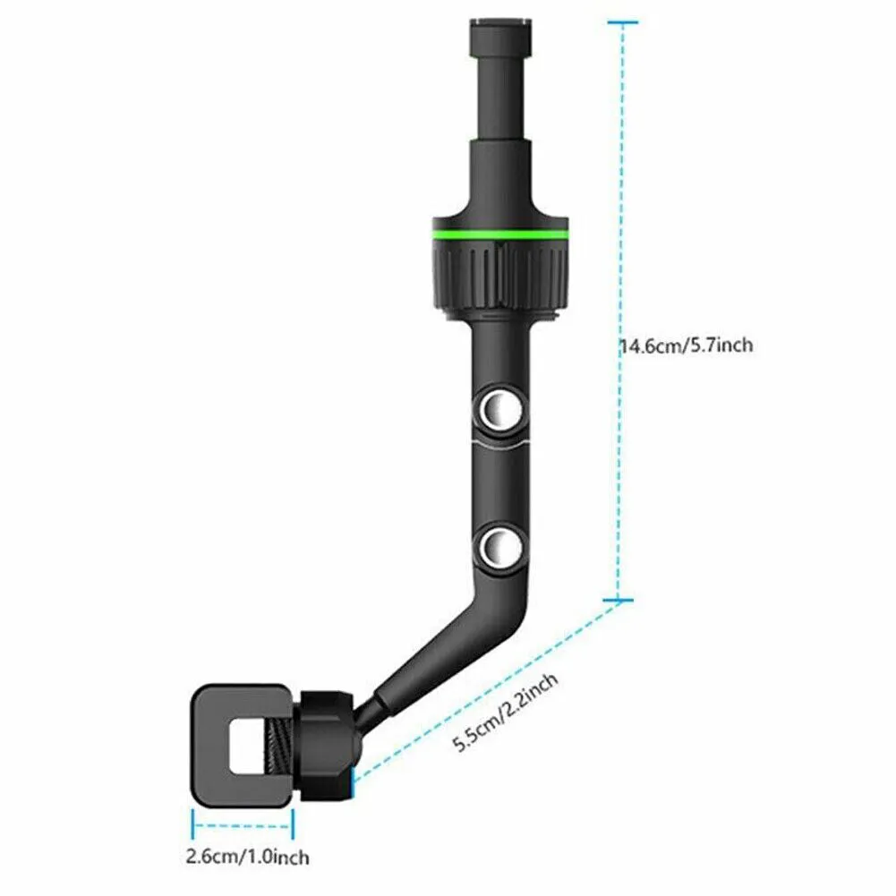 US 2-4 Multi-function Mirror Phone Holder Mount Car Rearview Rotation Adjustable