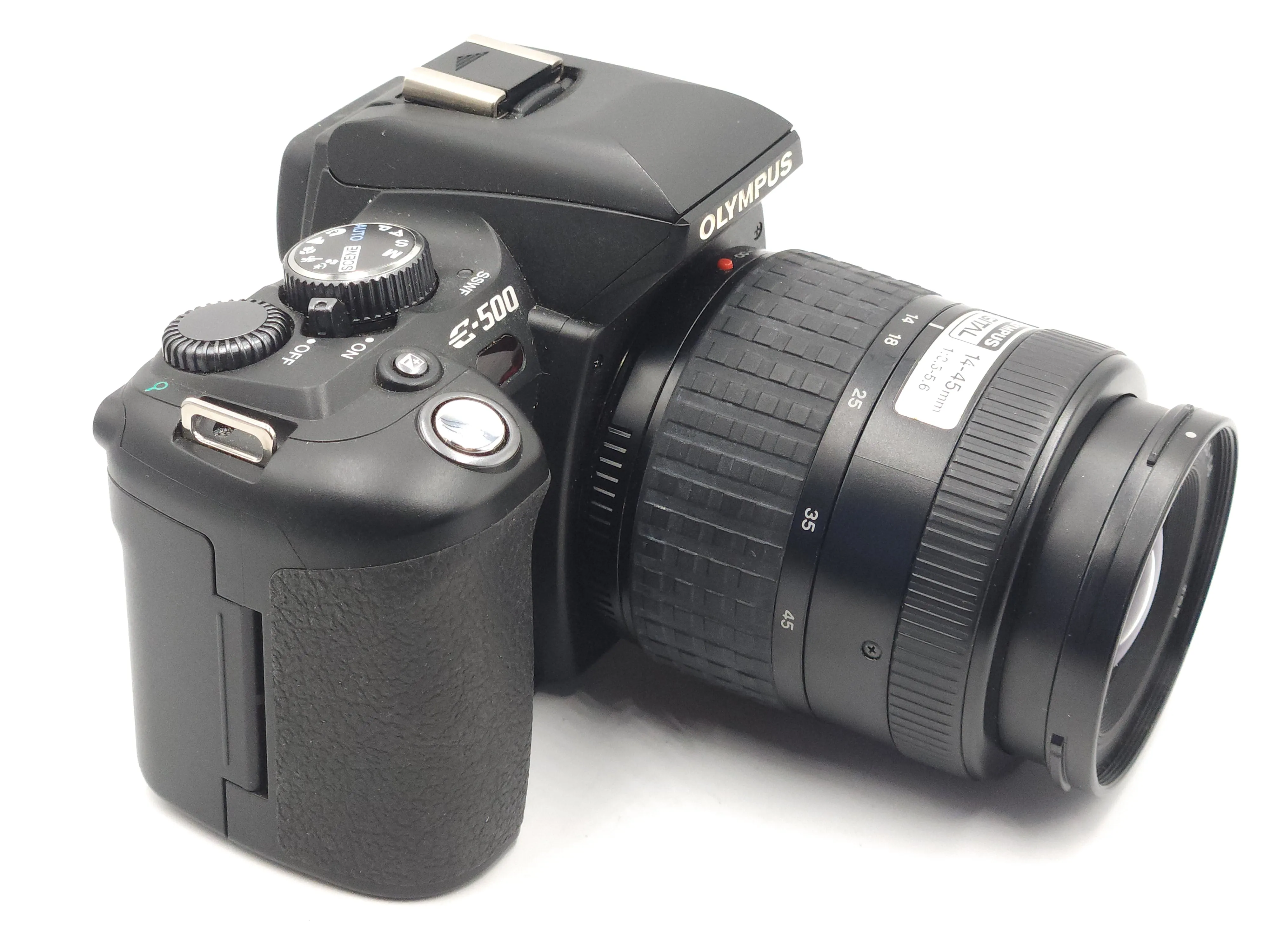 Used Olympus E-500 DSLR w/14-45mm f3.5-5.6 (4/3)