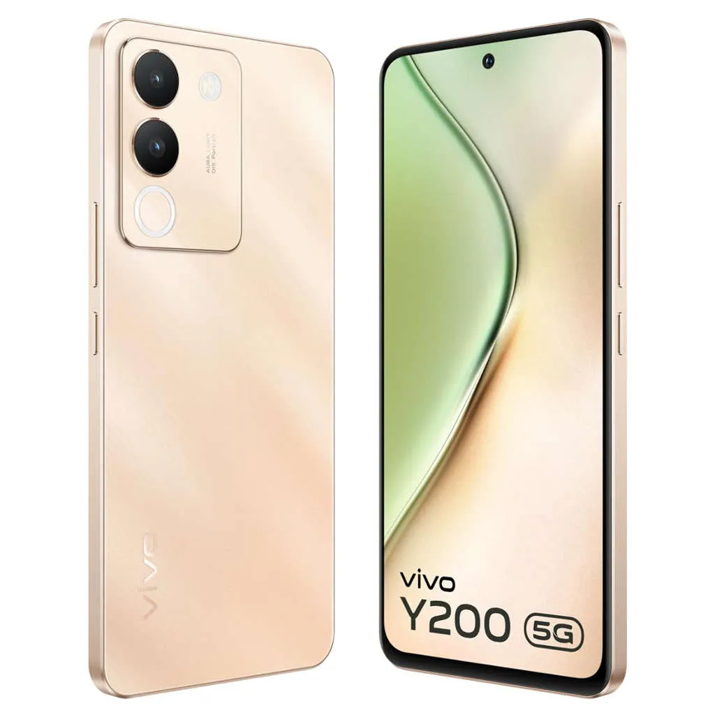 Vivo Y200 5G Smartphone 8GB RAM 256GB Storage Desert Gold