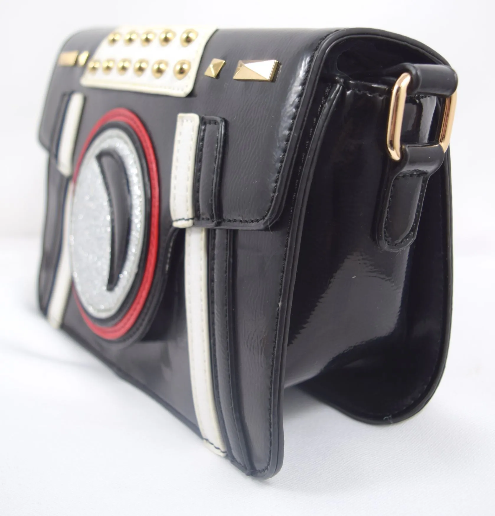 Voodoo Vixen Patsy Paparazzi Camera Shaped Shoulder Bag Clutch Crossbody Bag