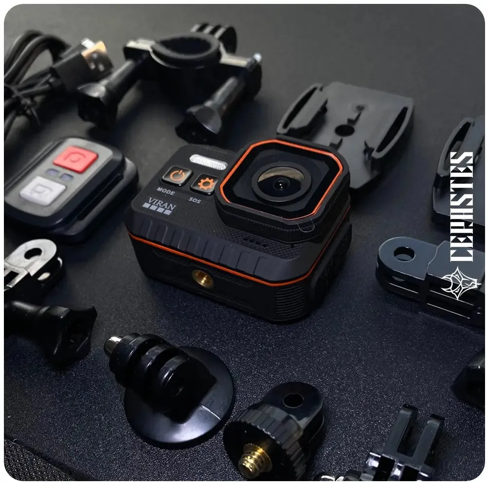 Waterproof Action Camera 4K60FPS with Remote Control
