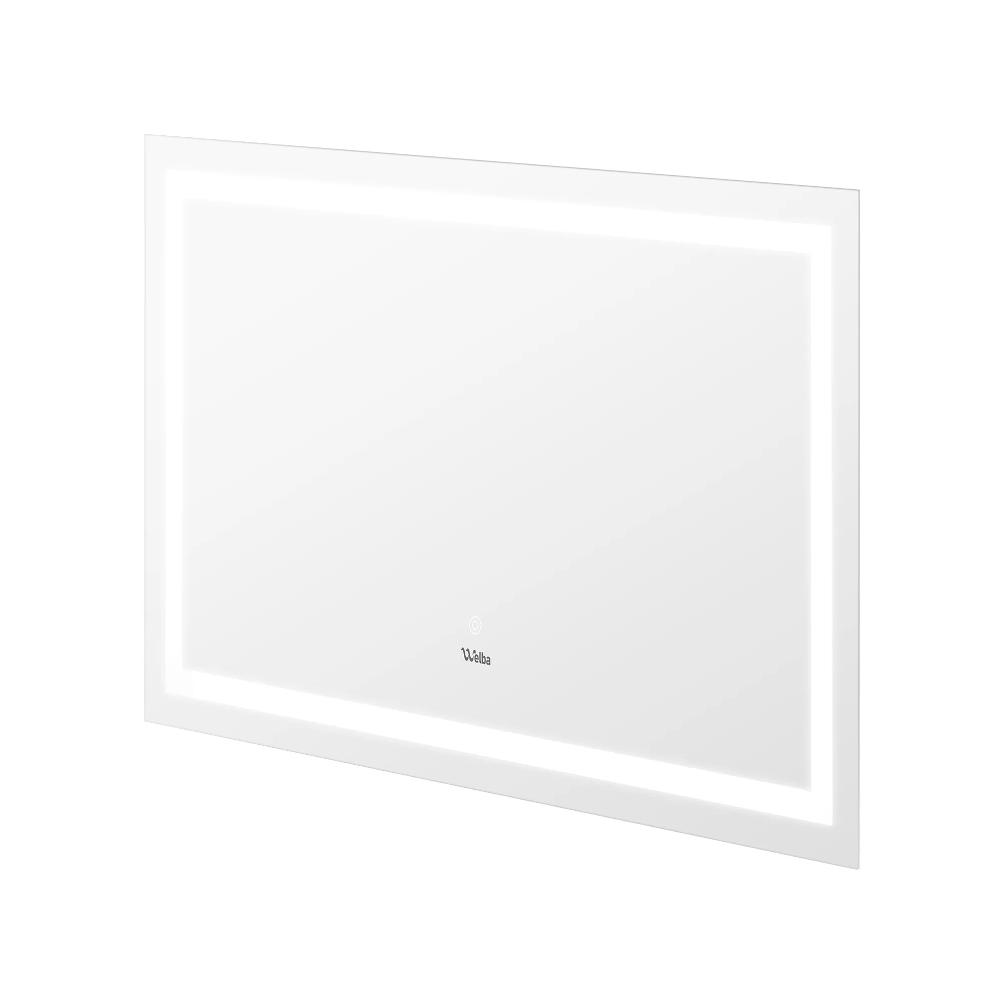 Welba LED Rectangle Bathroom Mirror Anti-fog Makeup Wall Mirrors 1200x700mm