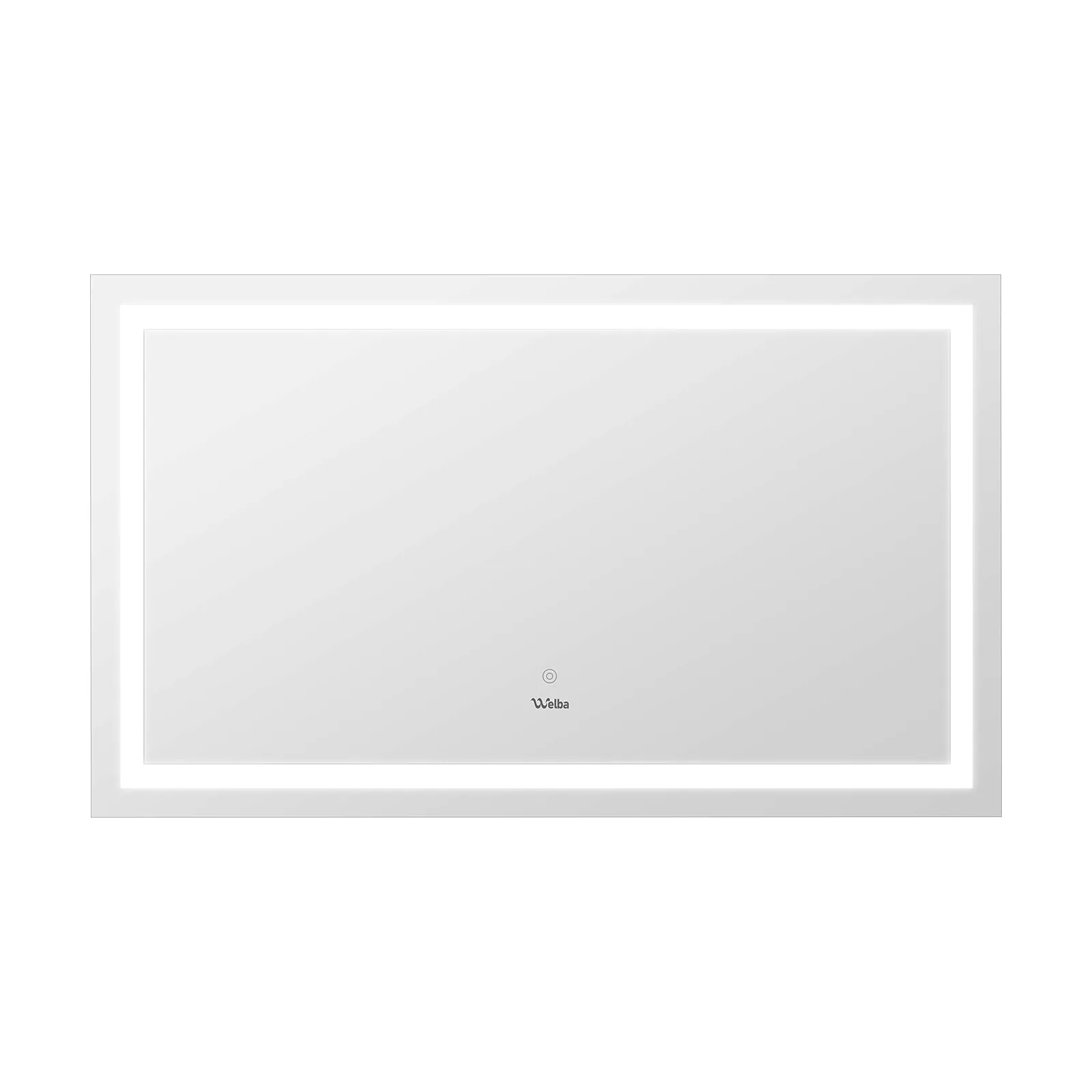 Welba LED Rectangle Bathroom Mirror Anti-fog Makeup Wall Mirrors 1200x700mm
