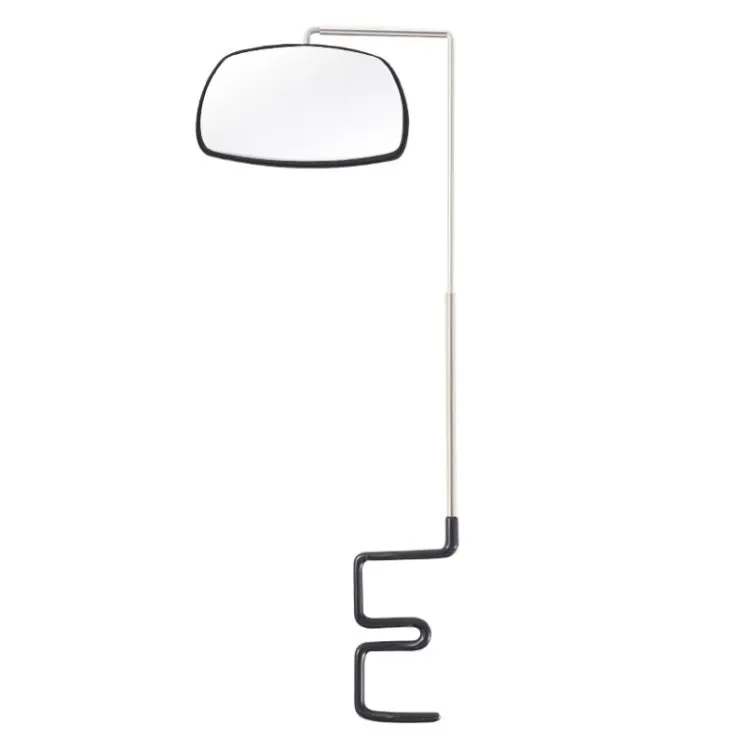 WEST BIKING Bicycle Riding Glasses Mini Rearview Mirror Multi-Angle Adjustable Flat Mirror(Black)