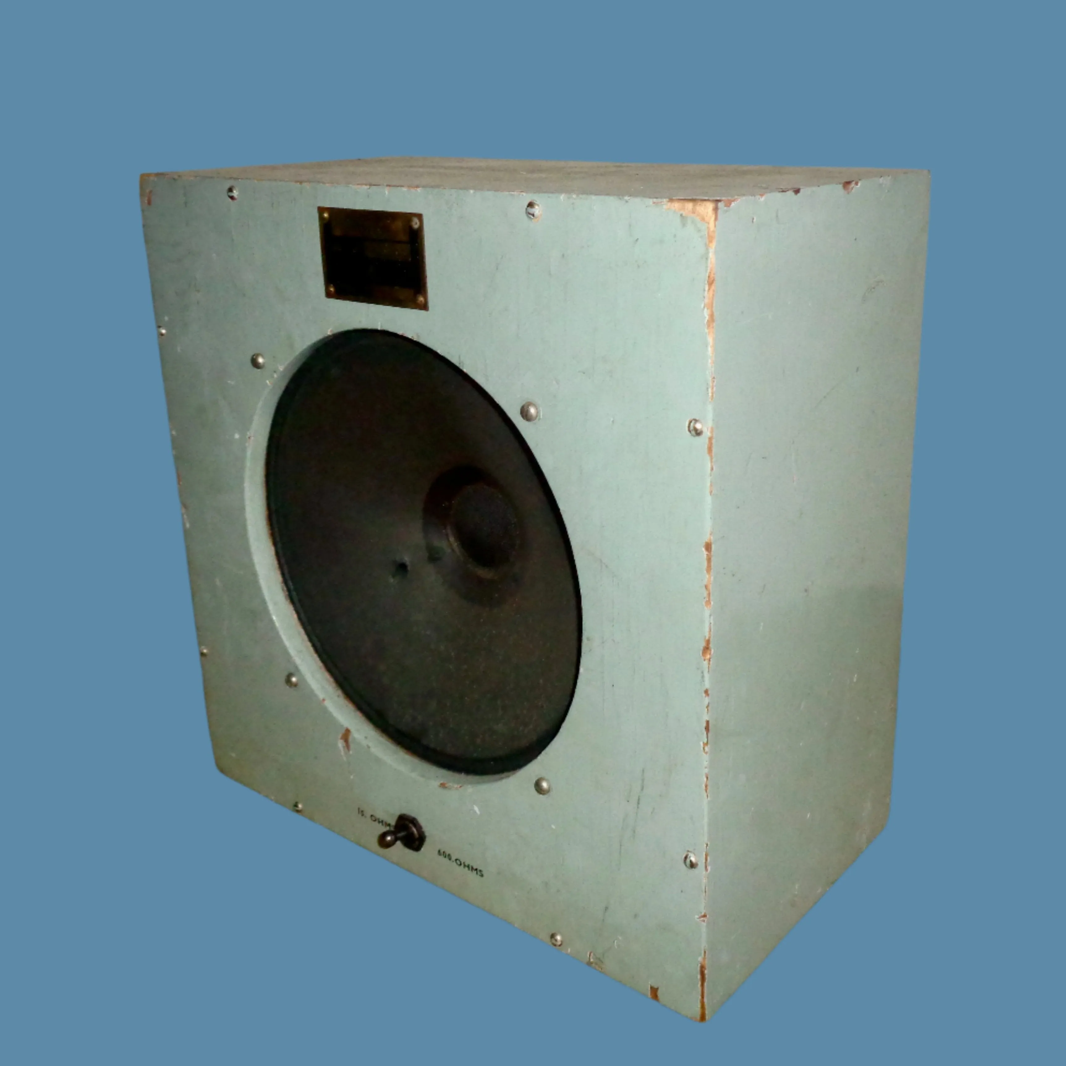 WW2 Type 35 RAF Radio Loudspeaker IOU/204 Operating at 15 Or 600 Ohms