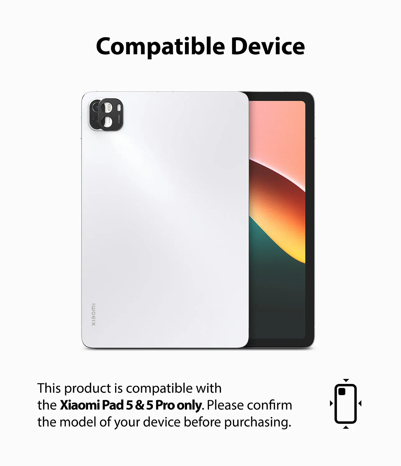 Xiaomi Mi Pad 5 / 5 Pro Lens protectors| Camera Styling| Black
